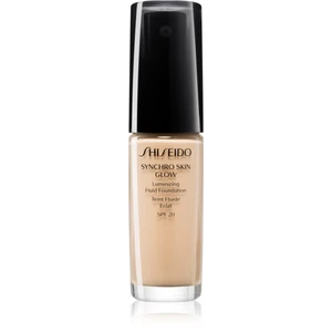 Shiseido Synchro Skin Glow Luminizing Fluid Foundation rozjasňujúci make-up SPF 20 odtieň Golden 2 30 ml