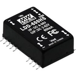 LED driver konstantní proud Mean Well LDD-1000HS, 1000 mA, 2 - 52 V/DC