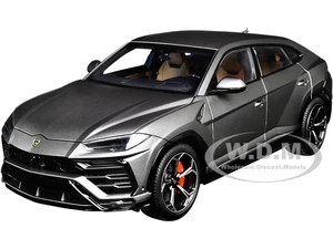 Lamborghini Urus Grigio Lynx Gray Metallic 1/18 Model Car by Autoart