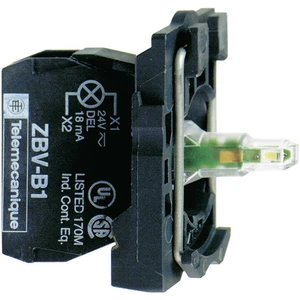 Schneider Electric ZB5AVB3 LED element s upevňovacím adaptérom, s objímkou ​​lampičky  zelená  24 V/DC, 24 V/AC 1 ks