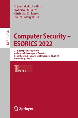 Computer Security â ESORICS 2022