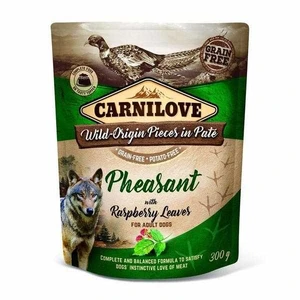 Carnilove Kapsička Dog Paté Pheasant With Raspberry Leaves 300g