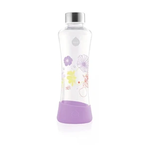 Fialová sklenená fľaša Equa flowerhead Lily, 550 ml