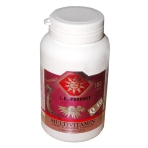 BEVERLY SUN Multivitamín minerály + ženšen + echinacea + koenzým Q10 100 tabliet