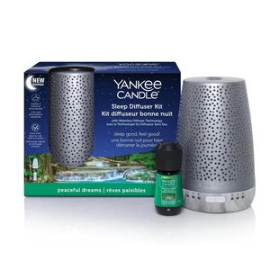 Yankee Candle Vonný difuzér Peaceful Dreams Sleep Diffuser Kit