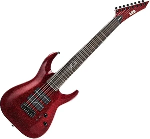 ESP LTD SC-608 Baritone Stephen Carpenter Signature Red Sparkle