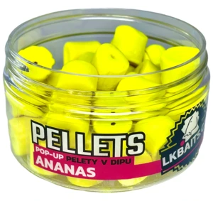 Lk baits pop-up pelety v dipe 12 mm 40 g - ananás