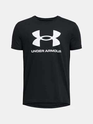 Under Armour Dark Grey T-Shirt UA SPORTSTYLE LOGO SS