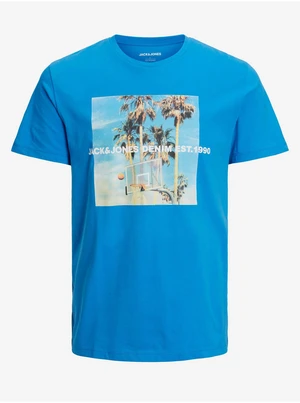 Blue Men's T-Shirt Jack & Jones Gem - Men