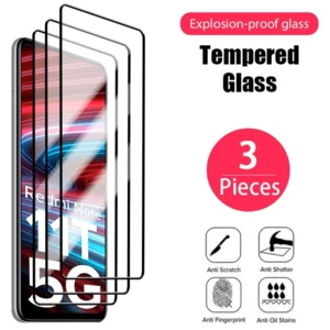 3PCS Full Cover Tempered Glass For Xiaomi Redmi Note 11 9 7 5 Pro Screen Protector on Redmi Note 10 8 6 Pro 11S 10T 10S 9S glass