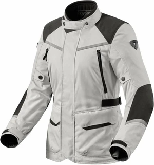 Rev'it! Voltiac 3 H2O Ladies Silver/Black 42 Chaqueta textil