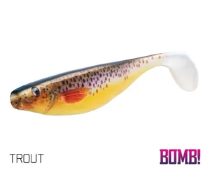 Delphin umělá nástraha BOMB! HYPNO / 2ks 13cm/3D TROUT