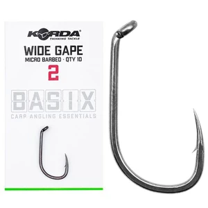 Korda háčky Basix Wide Gape vel. 6 micro barbed