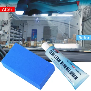 Auto Car Glass Polishing Degreaser Cleaner Oil Film Clean Polish Paste for Bathroom Window Glass Windshield Windscreen Glasses