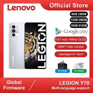 Lenovo Legion Y70 Gaming 6.67" 144Hz OLED Snapdragon 8+ Gen1 Triple Camera 50MP 68W Charging