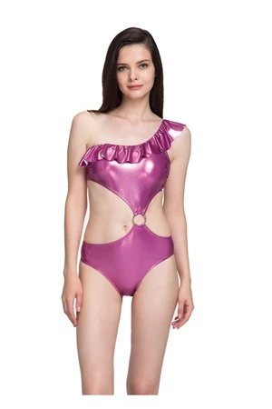 Dagi Pink One-Shoulder Swimsuit