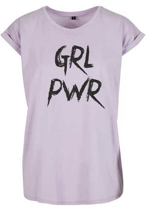 Women's T-shirt GRL PWR lilac