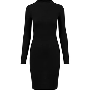 Women's ribbed dress URBAN CLASSICS - black