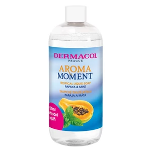 DERMACOL Papája a mäta Aróma Moment Náhradná Náplň  500 ml