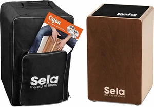 Sela Primera Brown Bundle Cajon din lemn