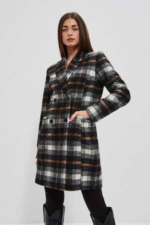 Cappotto da donna Moodo Plaid