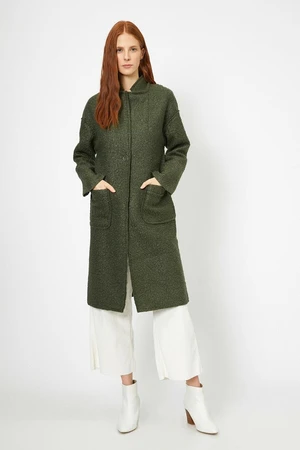 Koton Coat - Green - Double-breasted