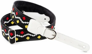 RightOnStraps Legend Get Back Textilgurte für Gitarren Black/White