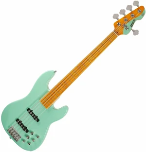 Markbass GV 5 Gloxy Val Surf Green CR MP Surf Green 5-saitiger E-Bass, 5-Saiter E-Bass