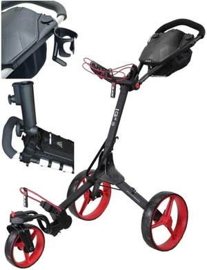 Big Max IQ² 360 SET Phantom Black/Red Manuální golfové vozíky