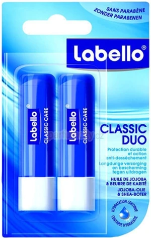 Labello CLASSIC tyčinka na rty duopack 2 x 4.8 g