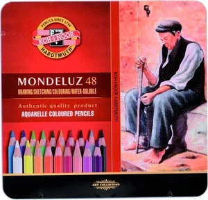 KOH-I-NOOR Mondeluz 3726/48 Estuche de lápices acuarela 48 pcs