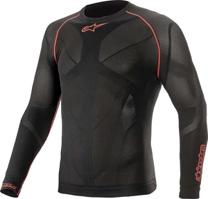 Alpinestars Ride Tech V2 Top Long Sleeve Summer Black Red XL/2XL Moto abbigliamento termico