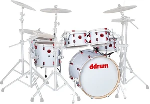 DDRUM Hybrid 6 Acoustic/Trigger White Akustická bicí sada