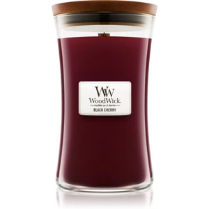 Woodwick Black Cherry vonná sviečka s dreveným knotom 609.5 g