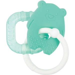 NATTOU Teether With Cooling Part hryzadielko s chladivým účinkom Green Bear 3 m+ 1 ks