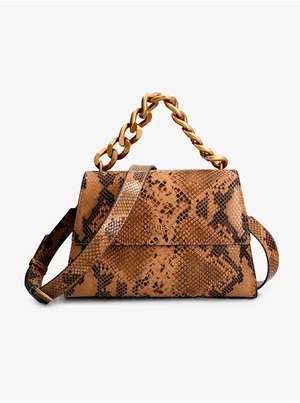 Brown Women Patterned Small Crossbody Handbag Guess Tullia - Women