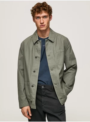 Khaki pánská lehká bunda Pepe Jeans