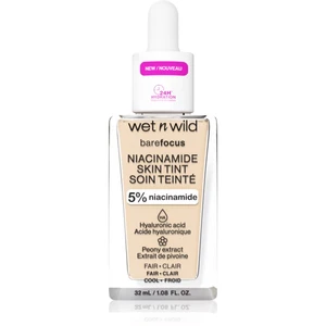 Wet n Wild Bare Focus Niacinamide Skin Tint ľahký hydratačný make-up odtieň Fair 32 ml