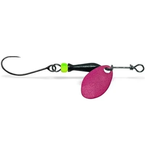 Jigovkycz rotačka classic barbless fluo pink (black/chartreuse body) - 1