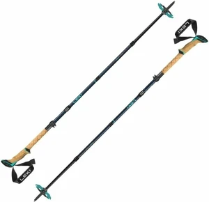 Leki Bernina FX Carbon Midnight Blue/Darkblue/Mint 100 - 120 cm Turistické palice