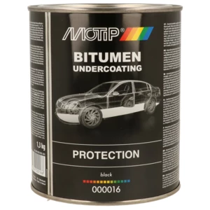 Ochrana podvozku a karoserie - bitumen, nepřelakovatelný, černý, 1,3 kg - MOTIP