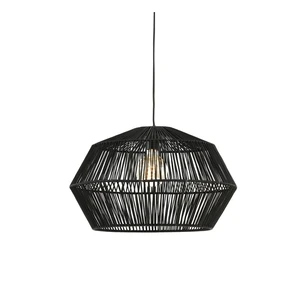 Czarna matowa lampa sufitowa ø 49 cm Deya – Light & Living