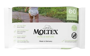 MOLTEX Pure & Nature EKO vlhčené ubrousky na bázi vody 60 ks