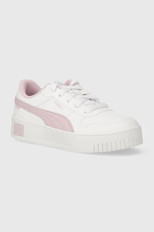 Dětské sneakers boty Puma Carina Street PS béžová barva