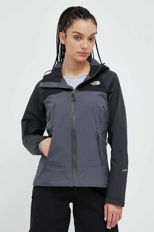 Outdoorová bunda The North Face STRATOS JACKET šedá barva, NF00CMJ059Q1