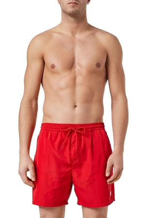 Diesel Plavky - BMBX-CAYBAY-X BOXER-SHORTS červené