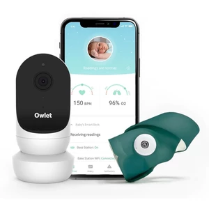 Owlet Monitor Duo Smart Sock 3 & Cam 2 sada pro miminka Deep Sea Green 1 ks