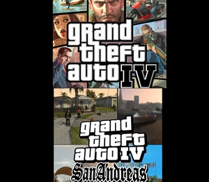 Grand Theft Auto IV Complete Edition + Grand Theft Auto: San Andreas PC Steam Gift