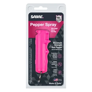 Obranný sprej Flakon Sabre Red® – Ružová (Farba: Ružová)