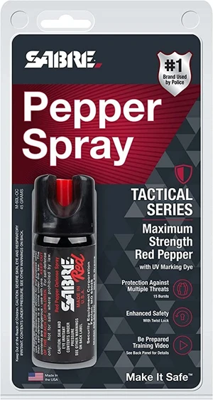 Obranný sprej Magnum UV Sabre Red® (Barva: Černá)